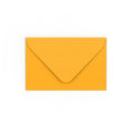 Dark Yellow Gummed V-Flap 120gsm Envelope (65 x 94mm)