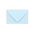 Pale Blue Gummed V-Flap 120gsm Envelope (65 x 94mm)