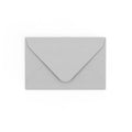 Pale Grey Gummed V-Flap 120gsm Envelope (65 x 94mm)