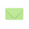 Pale Green Gummed V-Flap 120gsm Envelope (65 x 94mm)