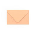 Salmon Pink Gummed V-Flap 120gsm Envelope (65 x 94mm)