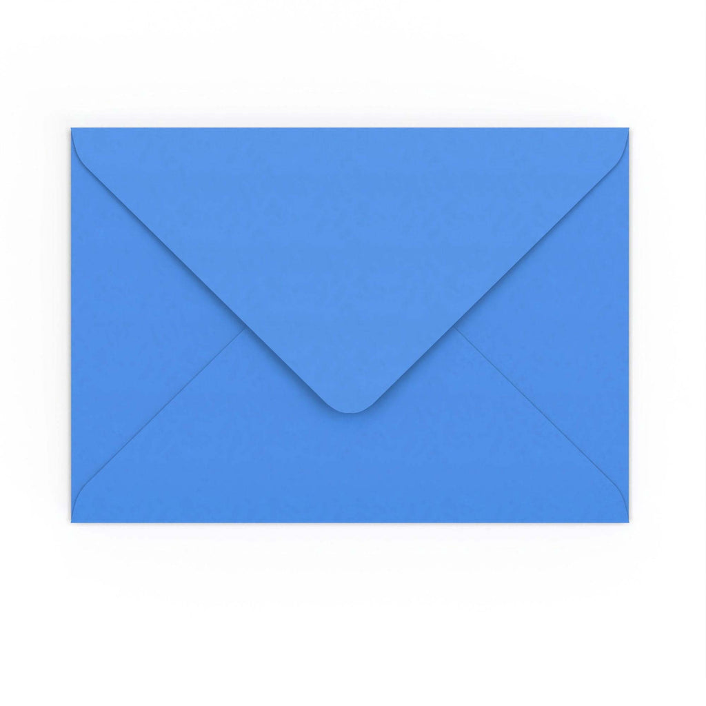 C5 Bright Blue 120gsm Gummed V-Flap Envelope (162 x 229mm)