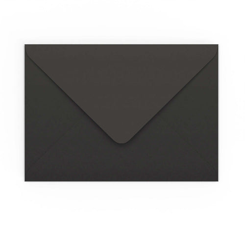 C5 Black 120gsm Gummed V-Flap Envelope (162 x 229mm)