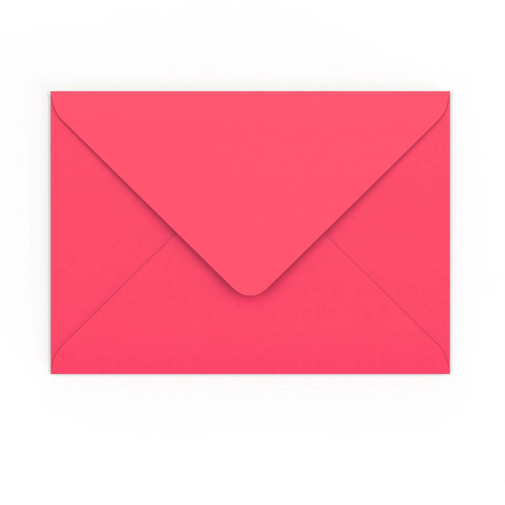 C5 Bright Pink 120gsm Gummed V-Flap Envelope (162 x 229mm)