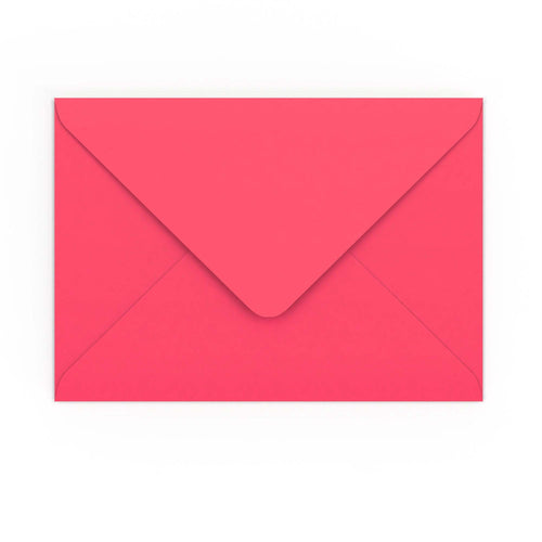 C5 Bright Pink 120gsm Gummed V-Flap Envelope (162 x 229mm)