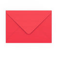 C5 Bright Red 120gsm Gummed V-Flap Envelope (162 x 229mm)