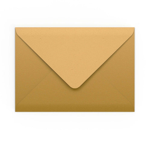 C5 Gold 120gsm Gummed V-Flap Envelope (162 x 229mm)
