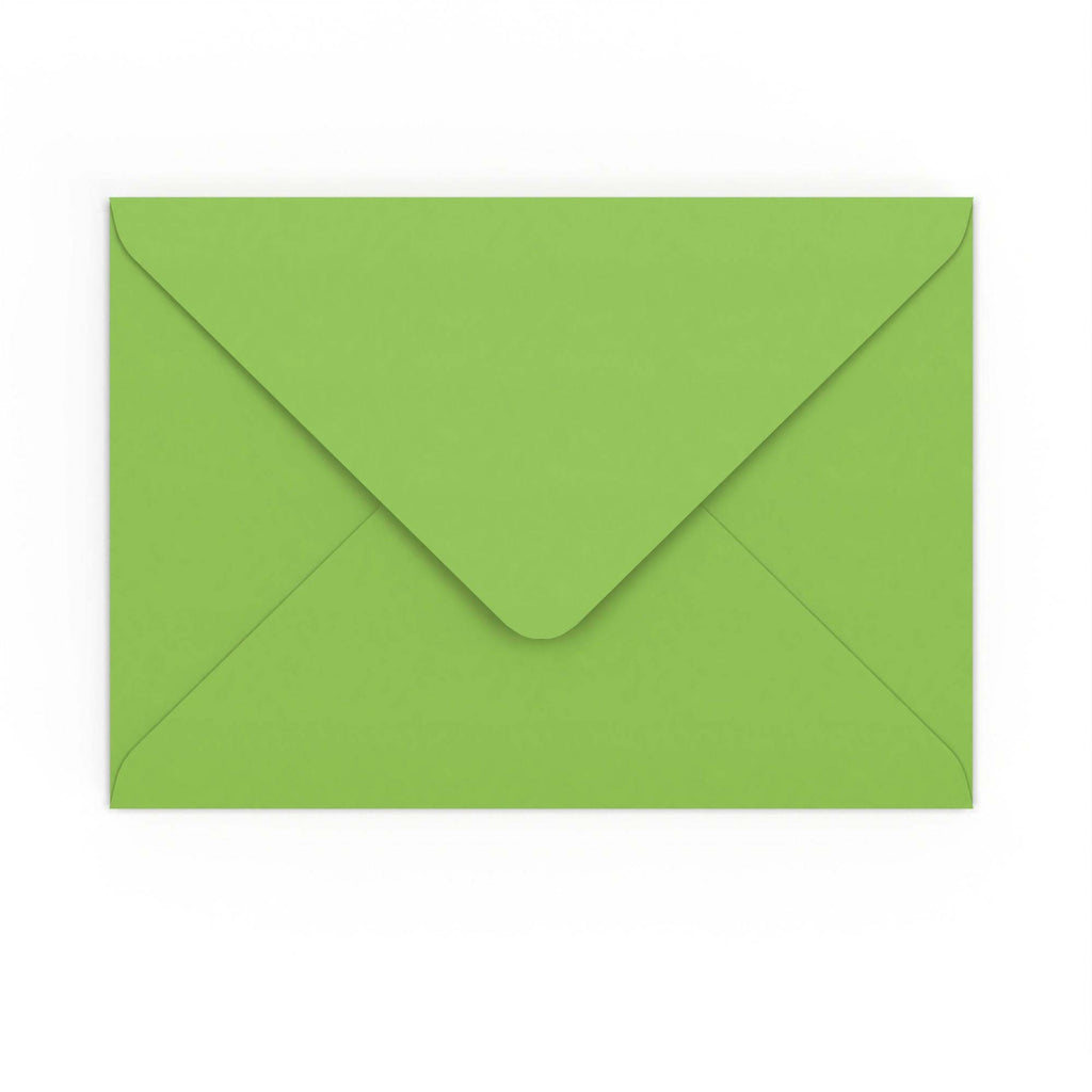 C5 Mid Green 120gsm Gummed V-Flap Envelope (162 x 229mm)