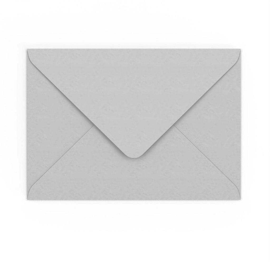 C5 Pale Grey 120gsm Gummed V-Flap Envelope (162 x 229mm)