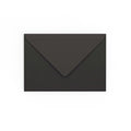 C6 Black 120gsm Gummed V-Flap Envelope (114 x 162mm)