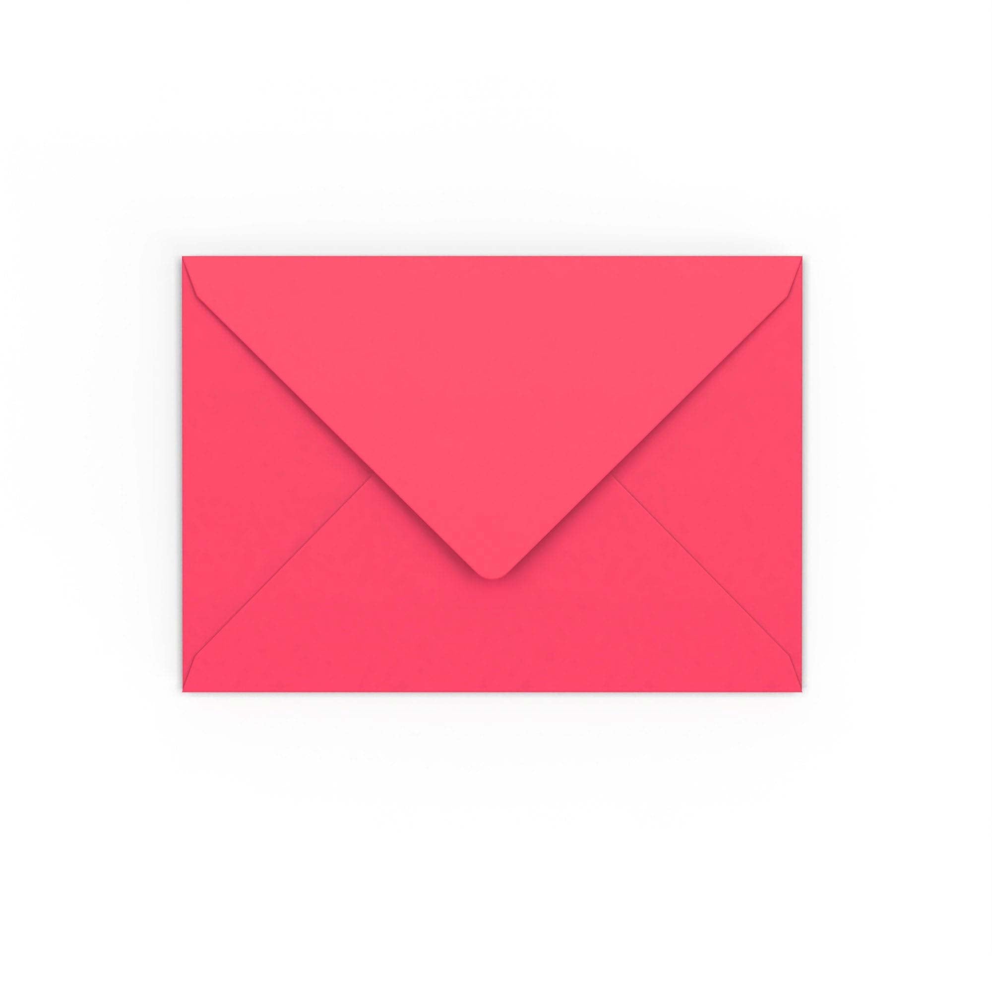 C6 Bright Pink 120gsm Gummed V-Flap Envelope (114 x 162mm)