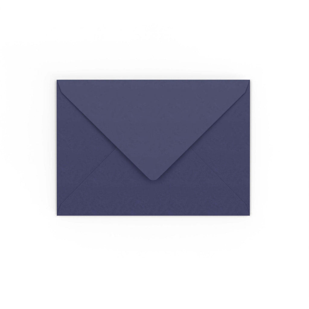 C6 Dark Blue 120gsm Gummed V-Flap Envelope (114 x 162mm)