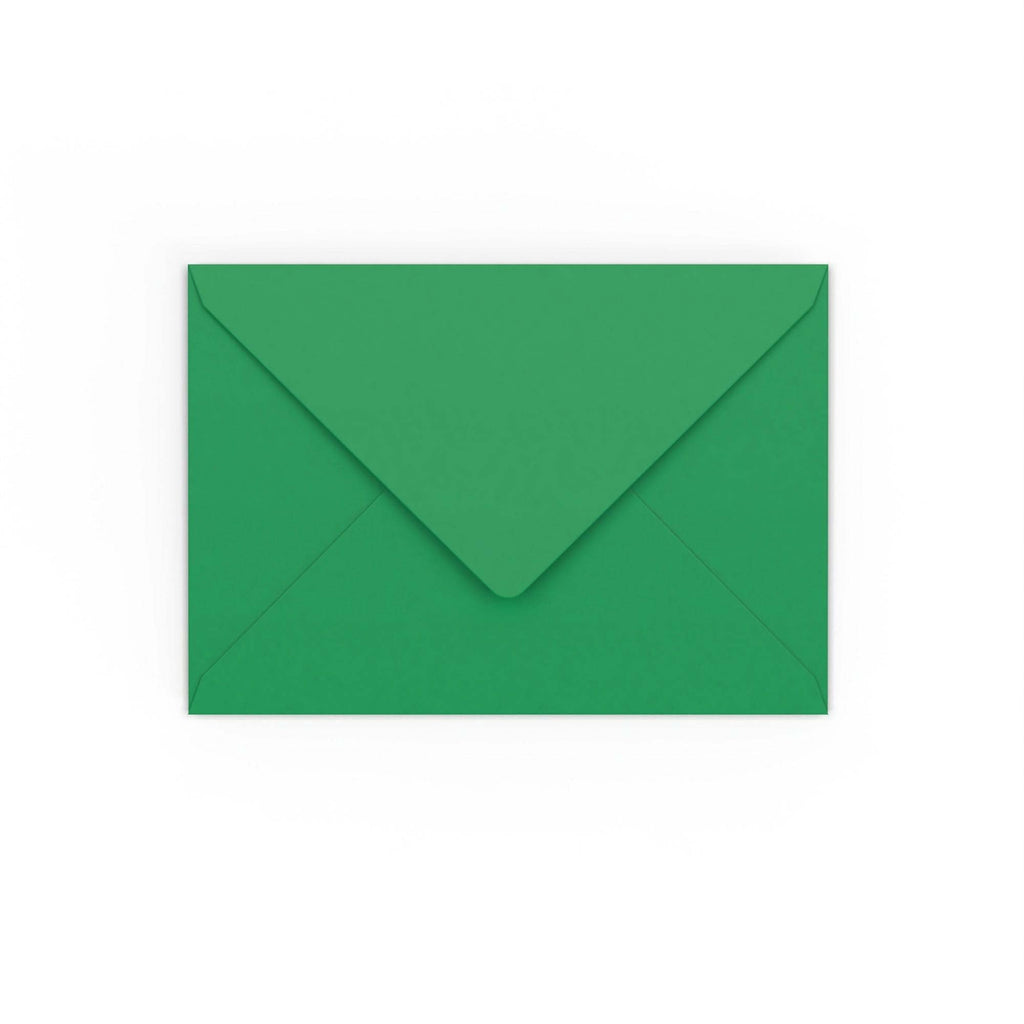 C6 Dark Green 120gsm Gummed V-Flap Envelope (114 x 162mm)