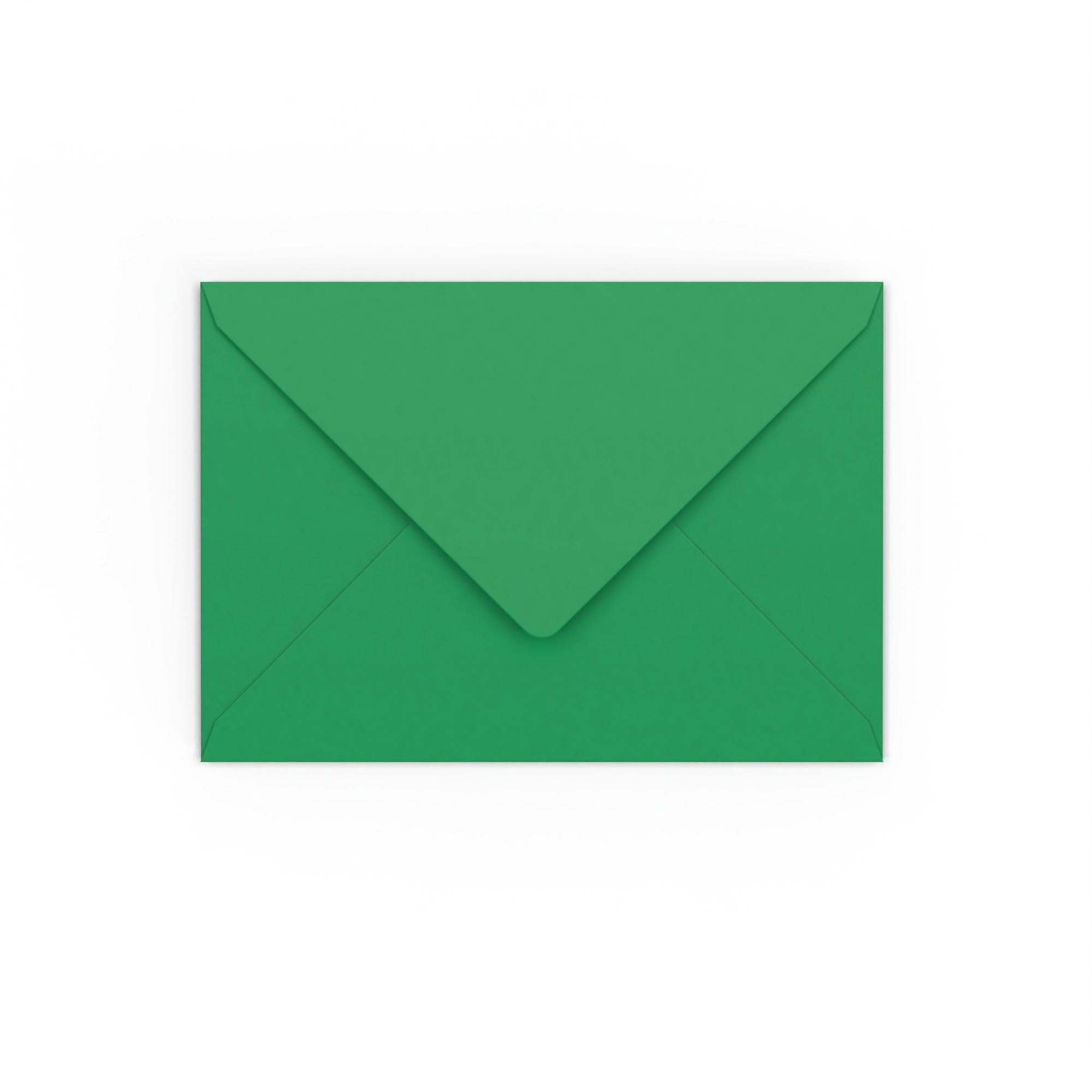 C6 Dark Green 120gsm Gummed V-Flap Envelope (114 x 162mm)