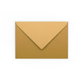 C6 Gold 120gsm Gummed V-Flap Greetings Envelope (114 x 162mm)