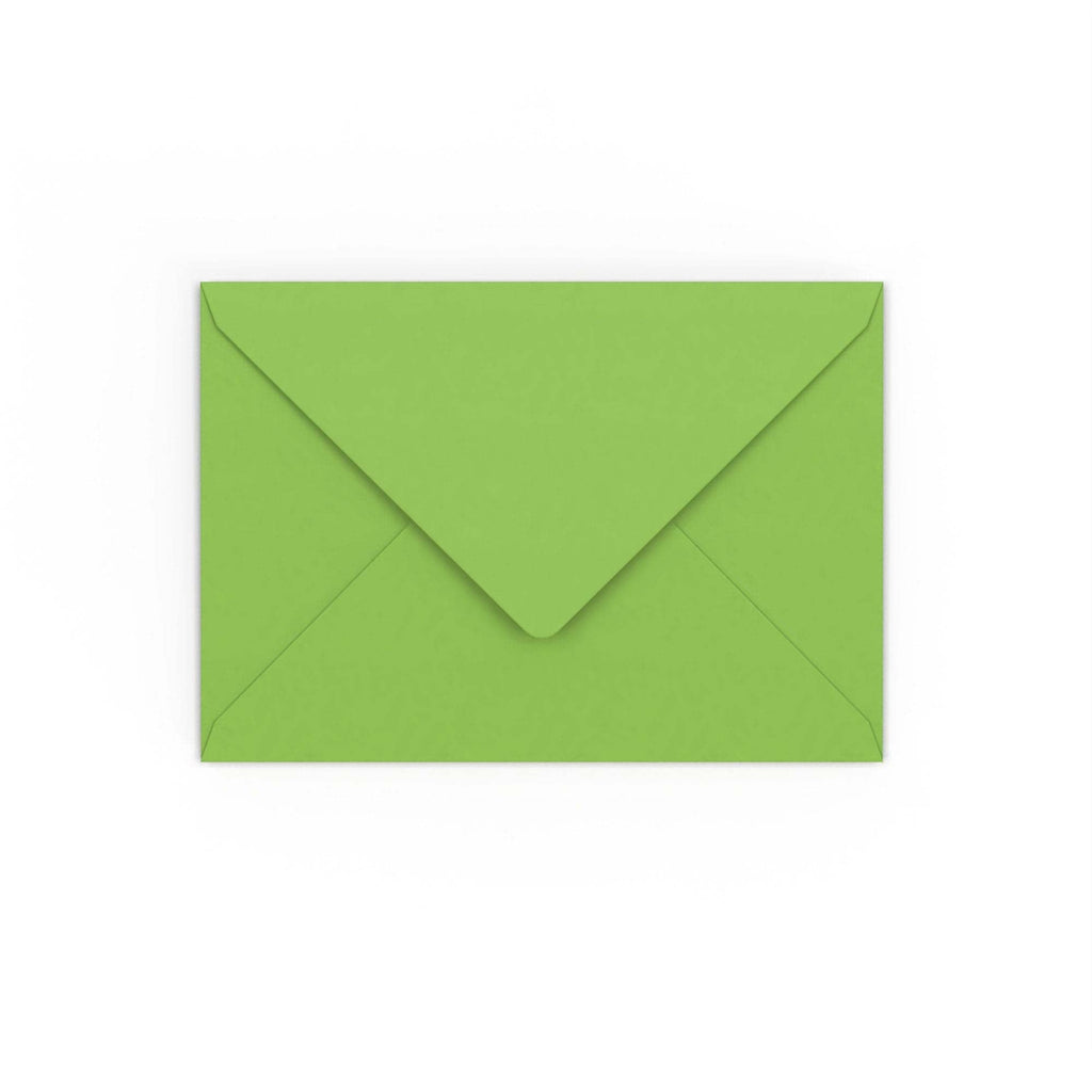 C6 Mid Green 120gsm Gummed V-Flap Envelope (114 x 162mm)