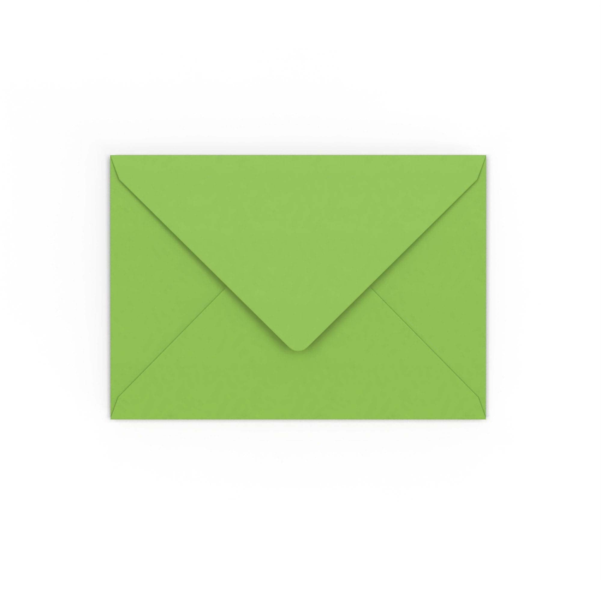 C6 Mid Green 120gsm Gummed V-Flap Envelope (114 x 162mm)