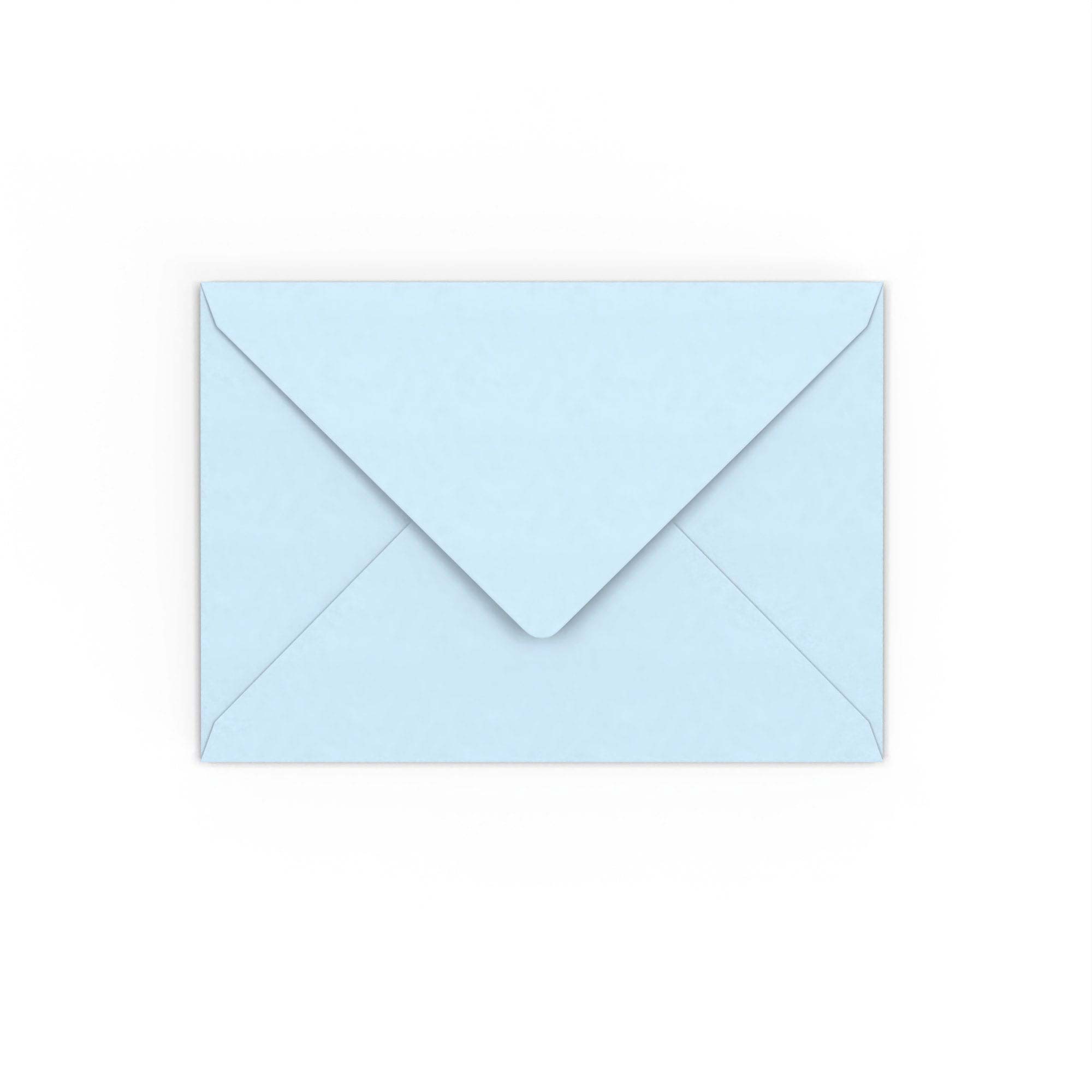 C6 Pale Blue 120gsm Gummed V-Flap Envelope (114 x 162mm)