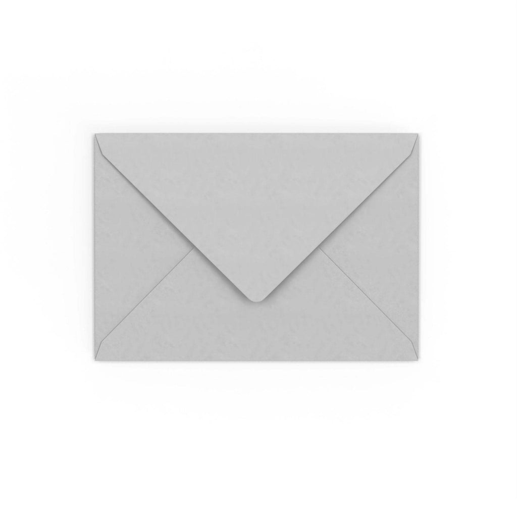 C6 Pale Grey 120gsm Gummed V-Flap Envelope (114 x 162mm)