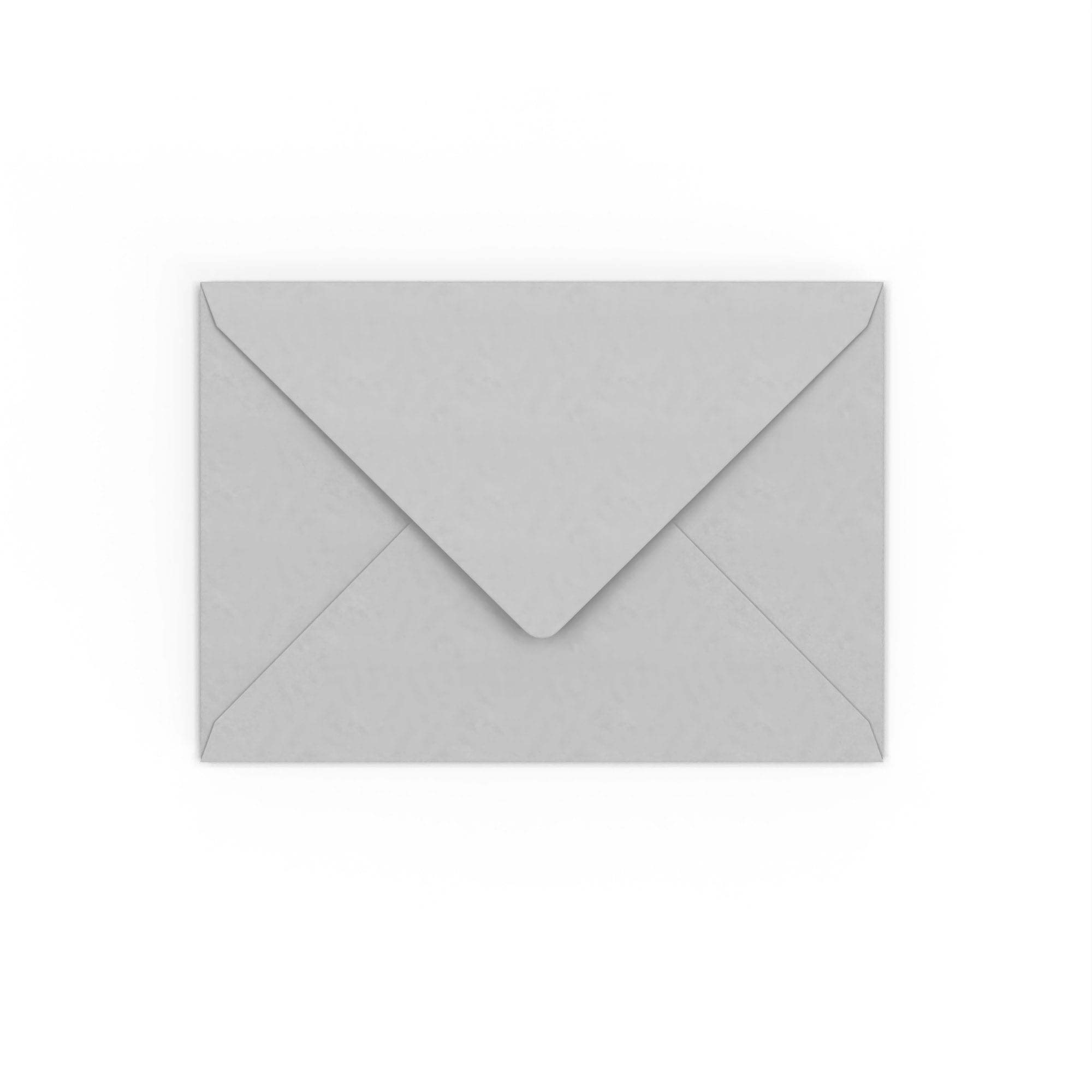 C6 Pale Grey 120gsm Gummed V-Flap Envelope (114 x 162mm)