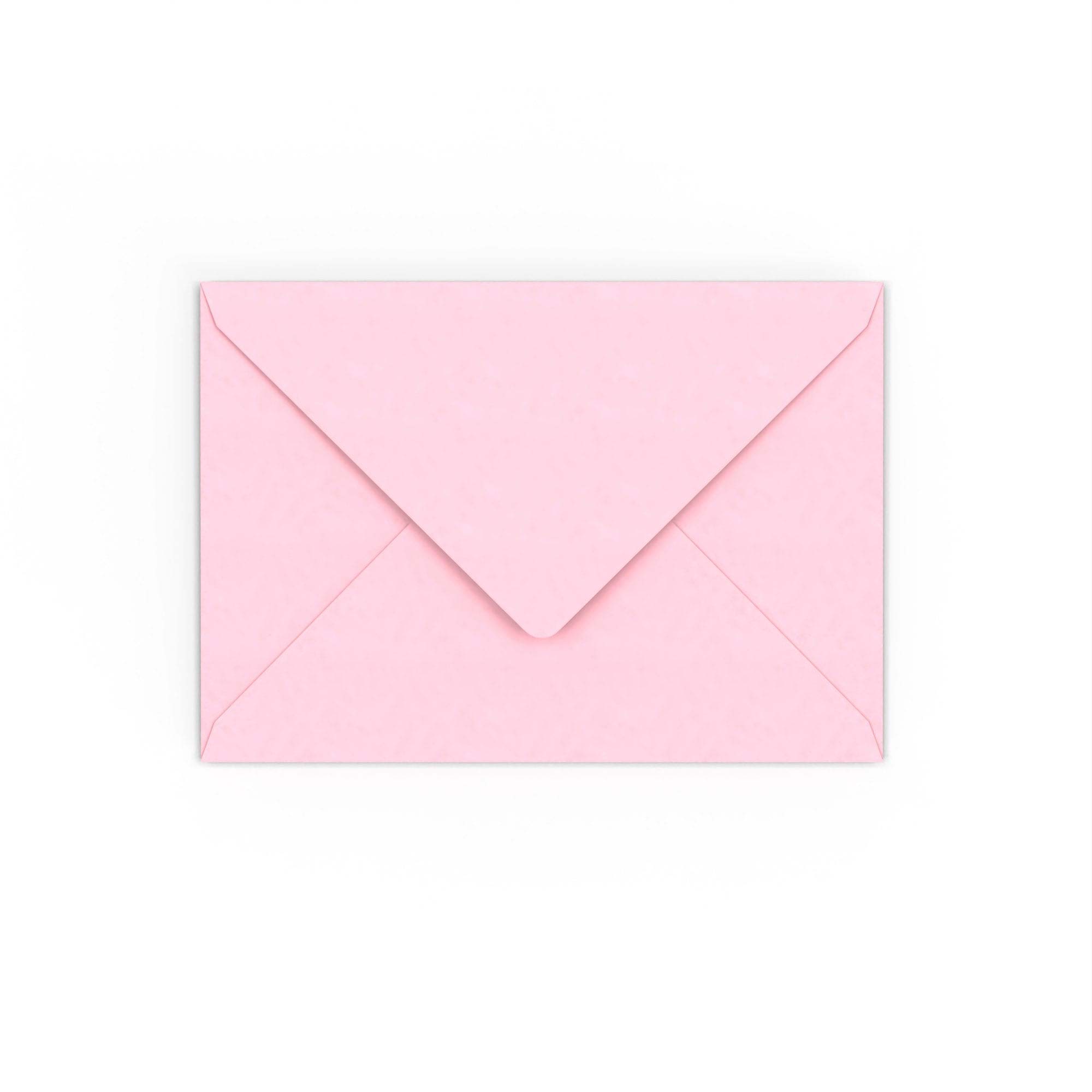 C6 Pale Pink 120gsm Gummed V-Flap Envelope (114 x 162mm)