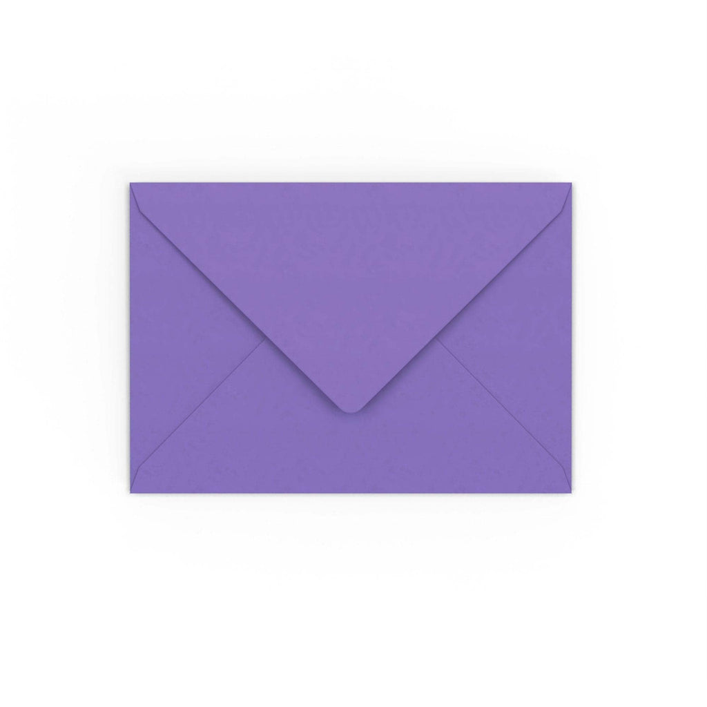 C6 Purple 120gsm Gummed V-Flap Envelope (114 x 162mm)
