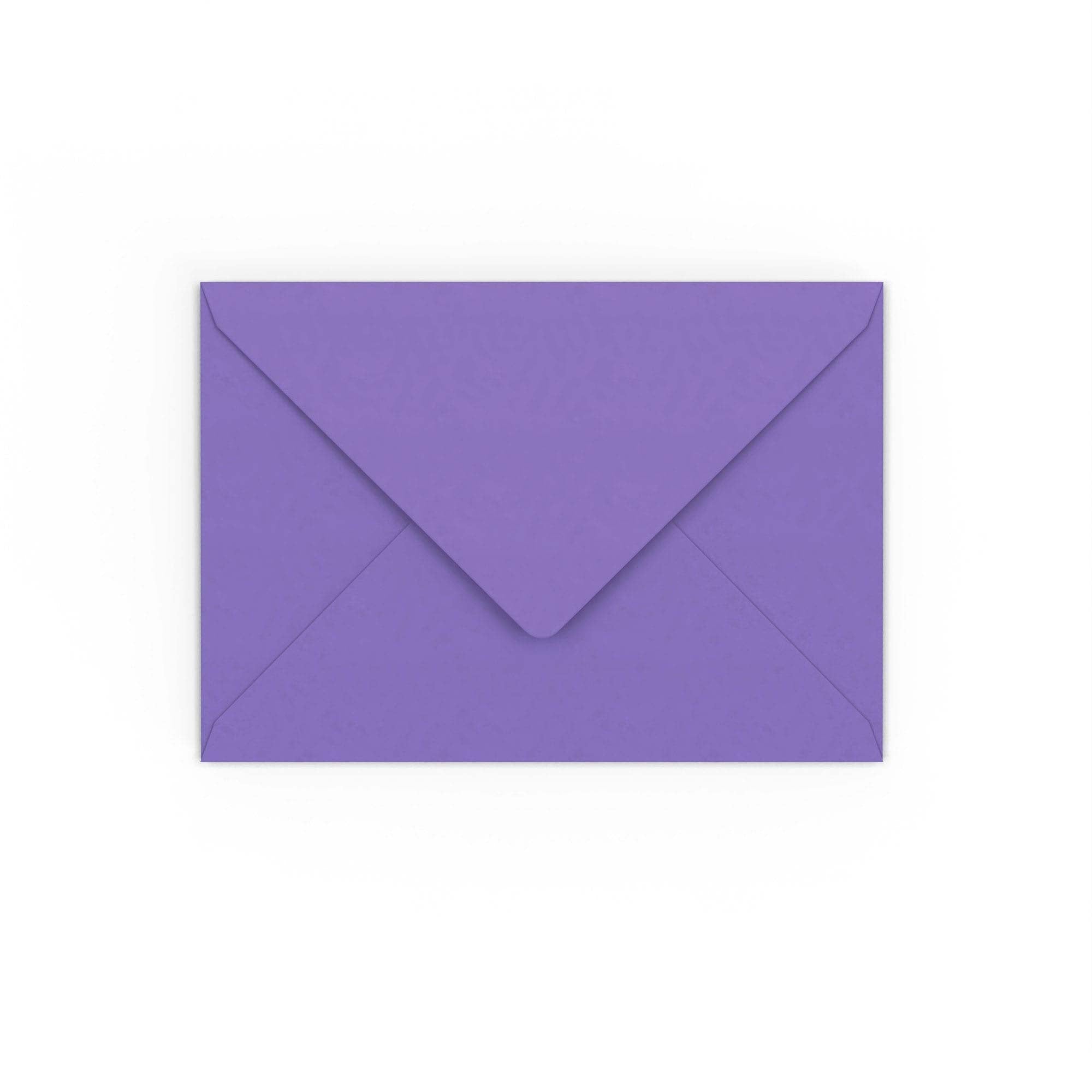 C6 Purple 120gsm Gummed V-Flap Envelope (114 x 162mm)