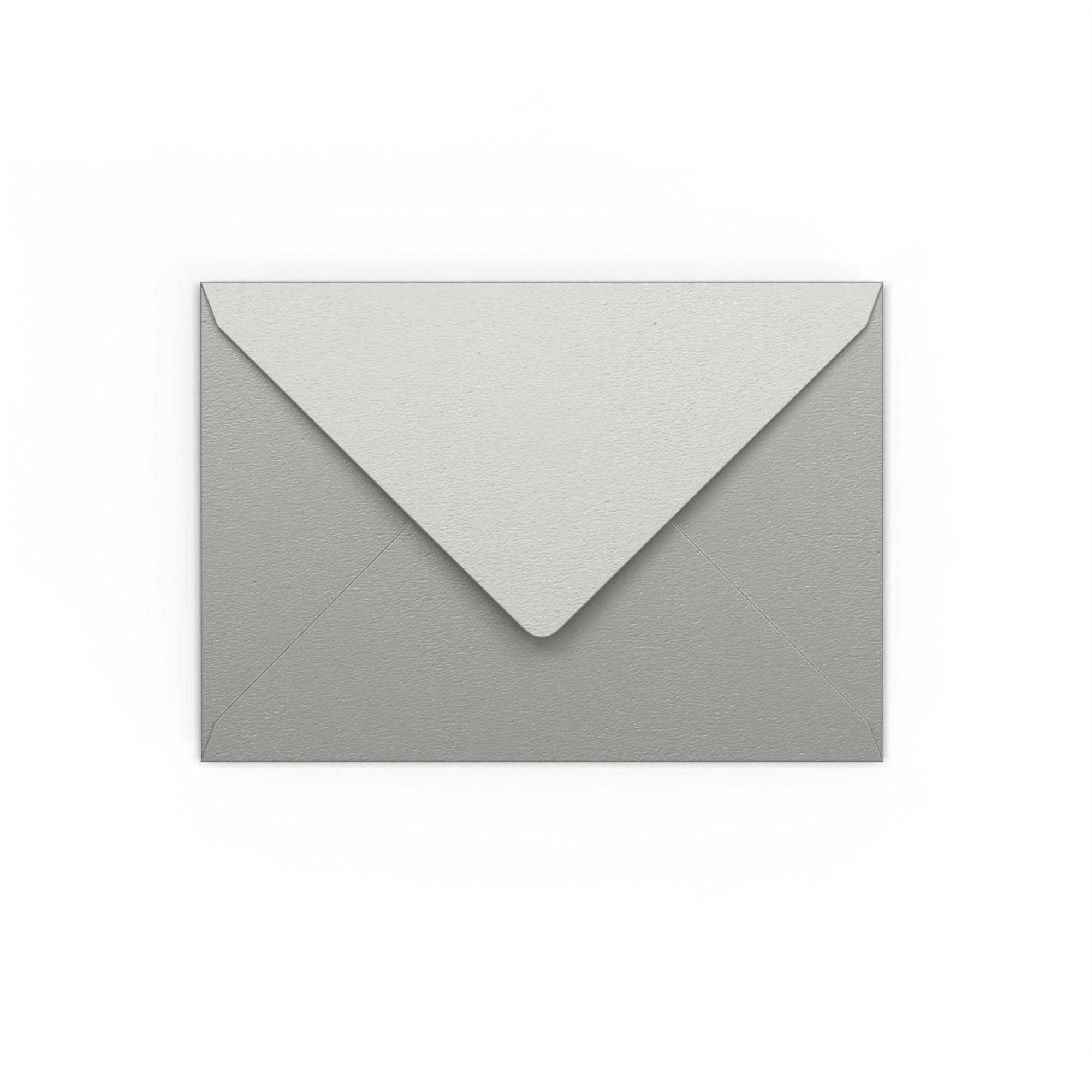 C6 Silver 120gsm Gummed V-Flap Envelope (114 x 162mm)