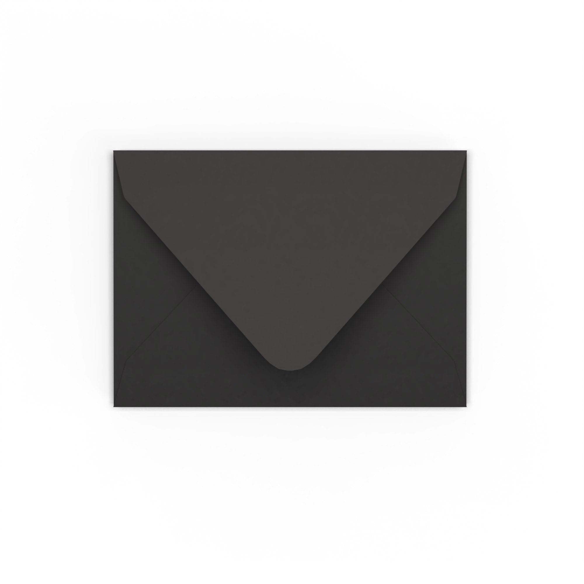 C7 Black 120gsm Gummed V-Flap Envelope (82 x 113mm)