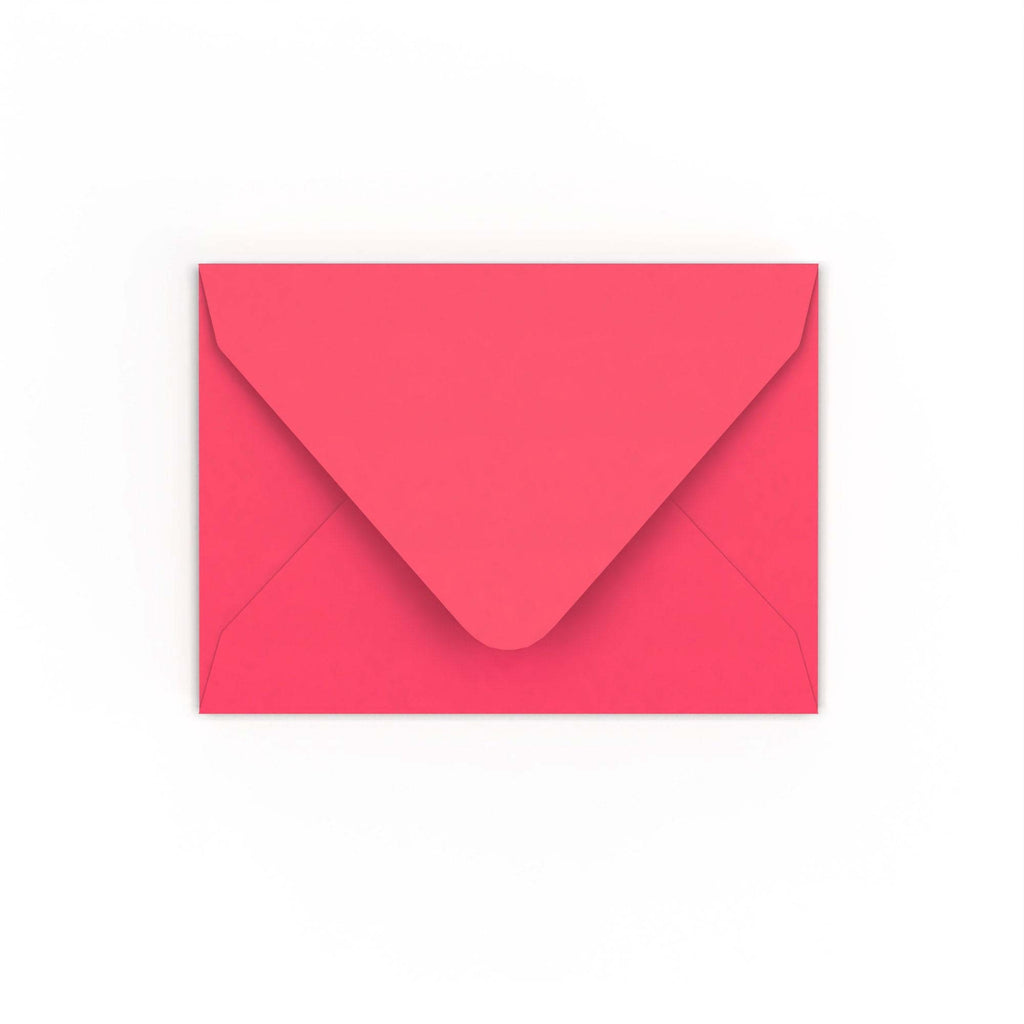 C7 Bright Pink 120gsm Gummed V-Flap Envelope (82 x 113mm)