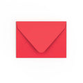 C7 Bright Red 120gsm Gummed V-Flap Envelope (82 x 113mm)