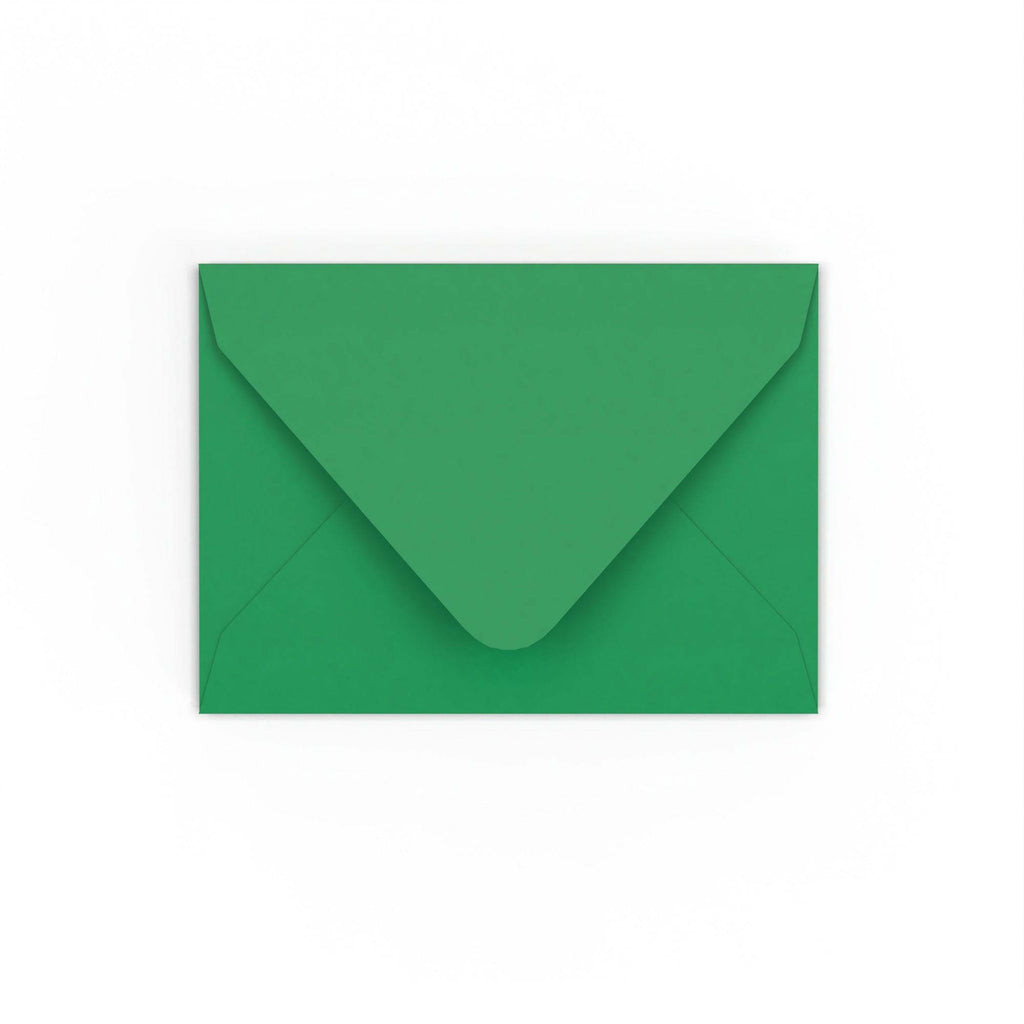C7 Dark Green 120gsm Gummed V-Flap Envelope (82 x 113mm)