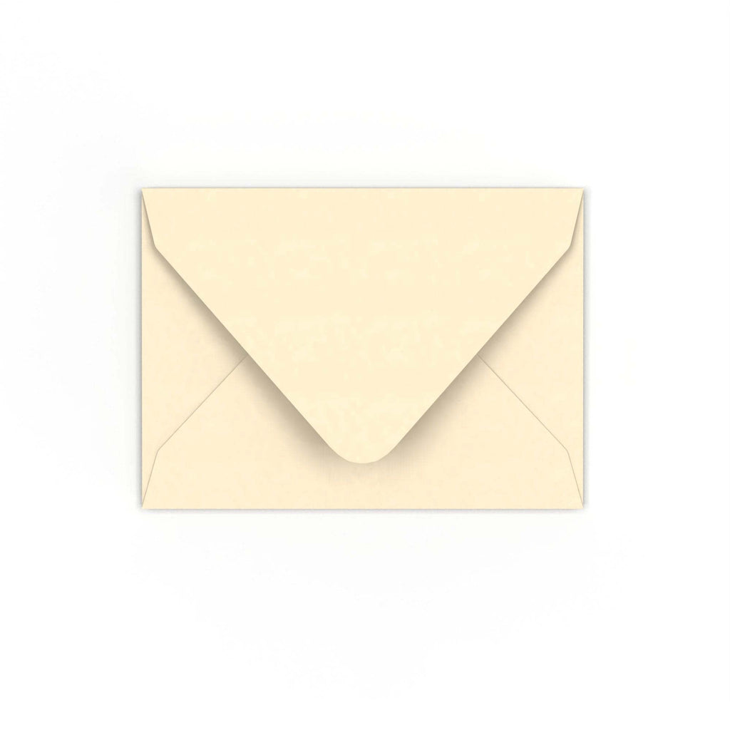 C7 Magnolia 120gsm Gummed V-Flap Envelope (82 x 113mm)