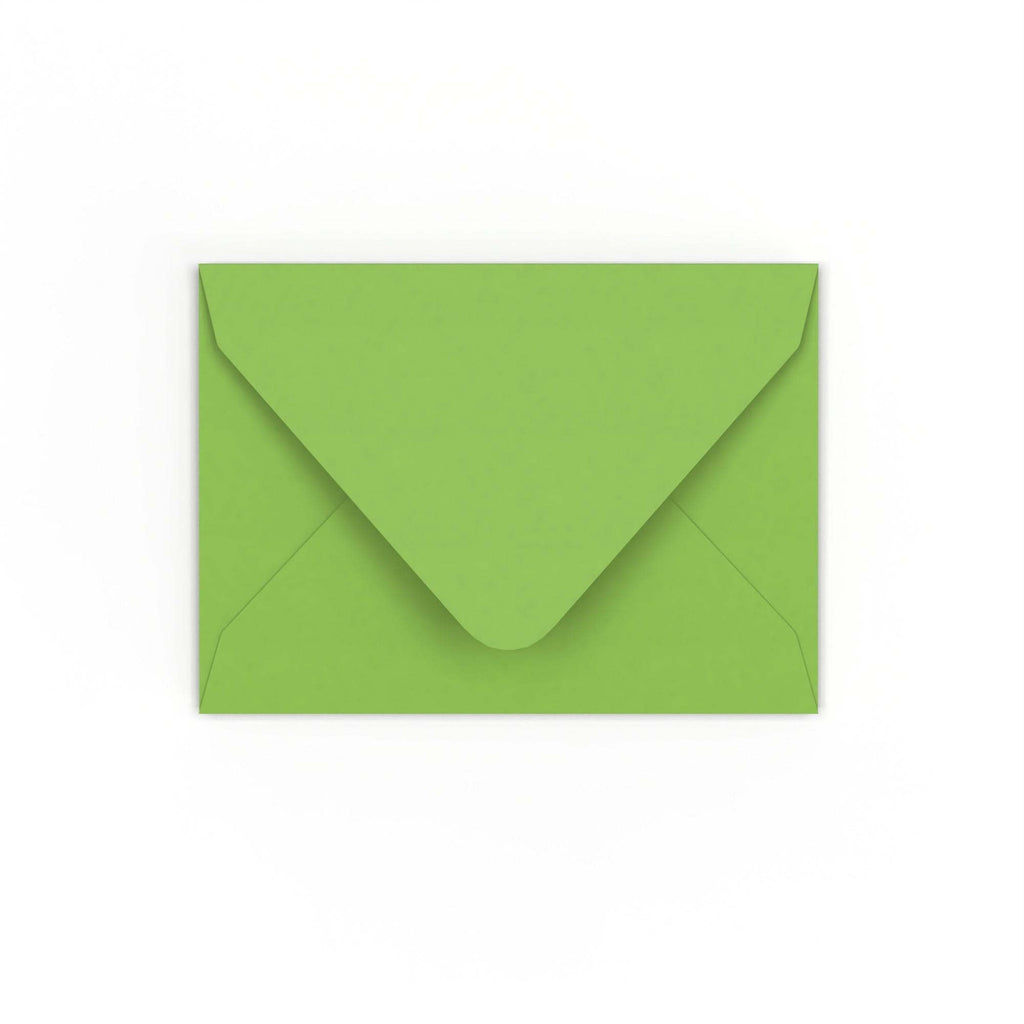 C7 Mid Green 120gsm Gummed V-Flap Envelope (82 x 113mm)
