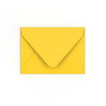 C7 Mid Yellow 120gsm Gummed V-Flap Envelope (82 x 113mm)
