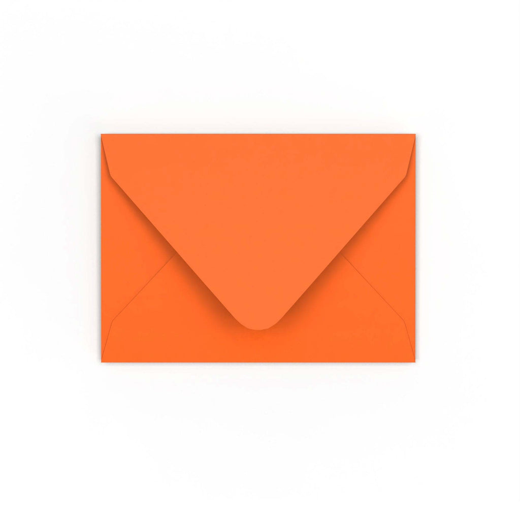C7 Orange 120gsm Gummed V-Flap Envelope (82 x 113mm)