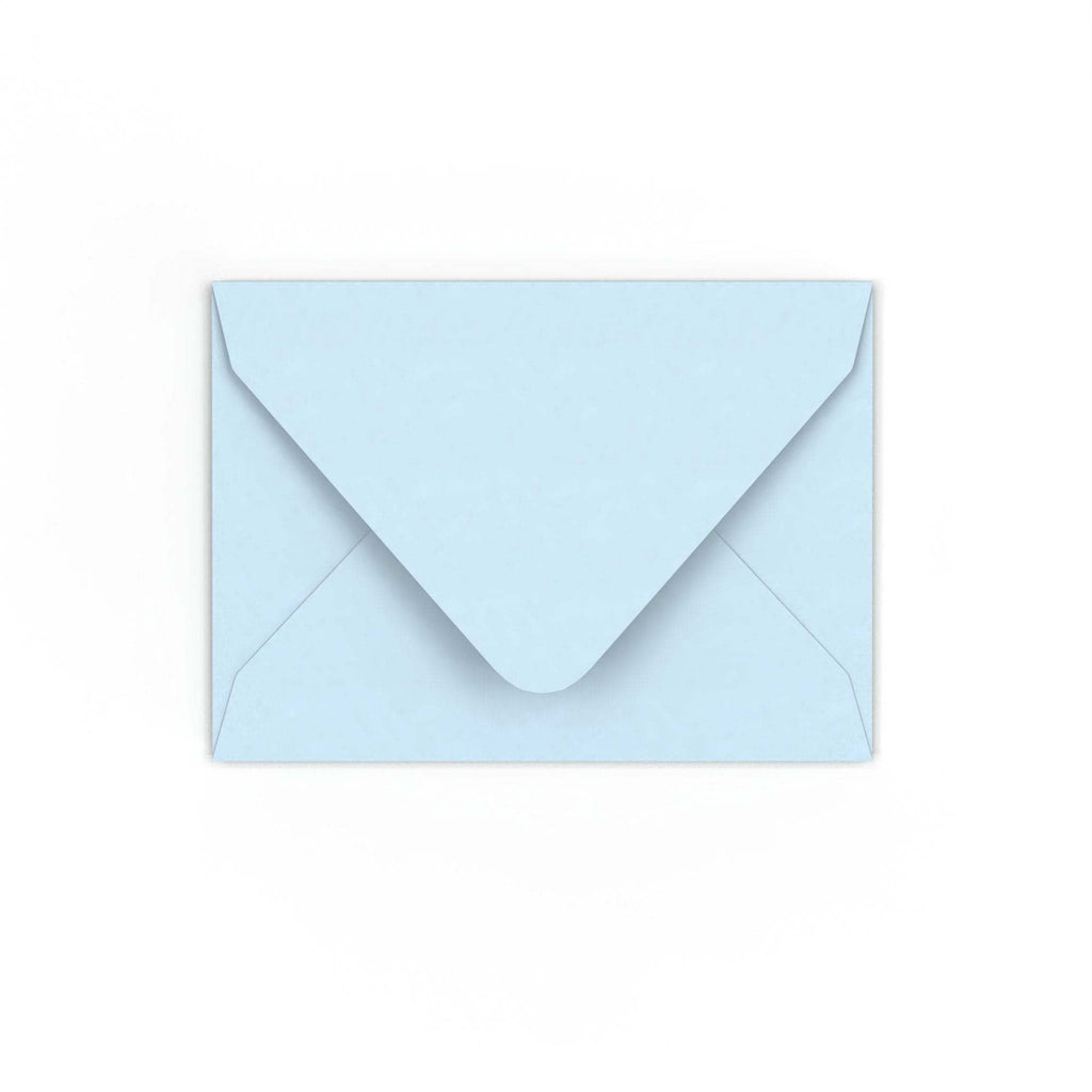 C7 Pale Blue 120gsm Gummed V-Flap Envelope (82 x 113mm)
