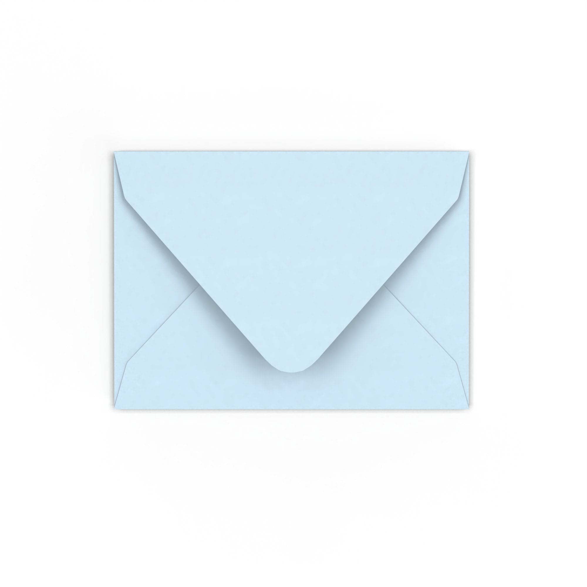 C7 Pale Blue 120gsm Gummed V-Flap Envelope (82 x 113mm)