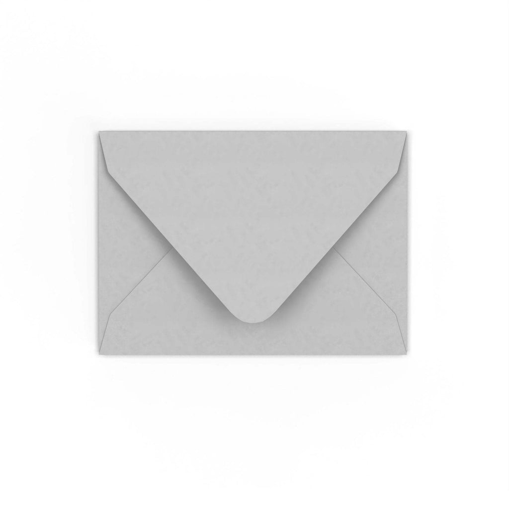 C7 Pale Grey 120gsm Gummed V-Flap Envelope (82 x 113mm)