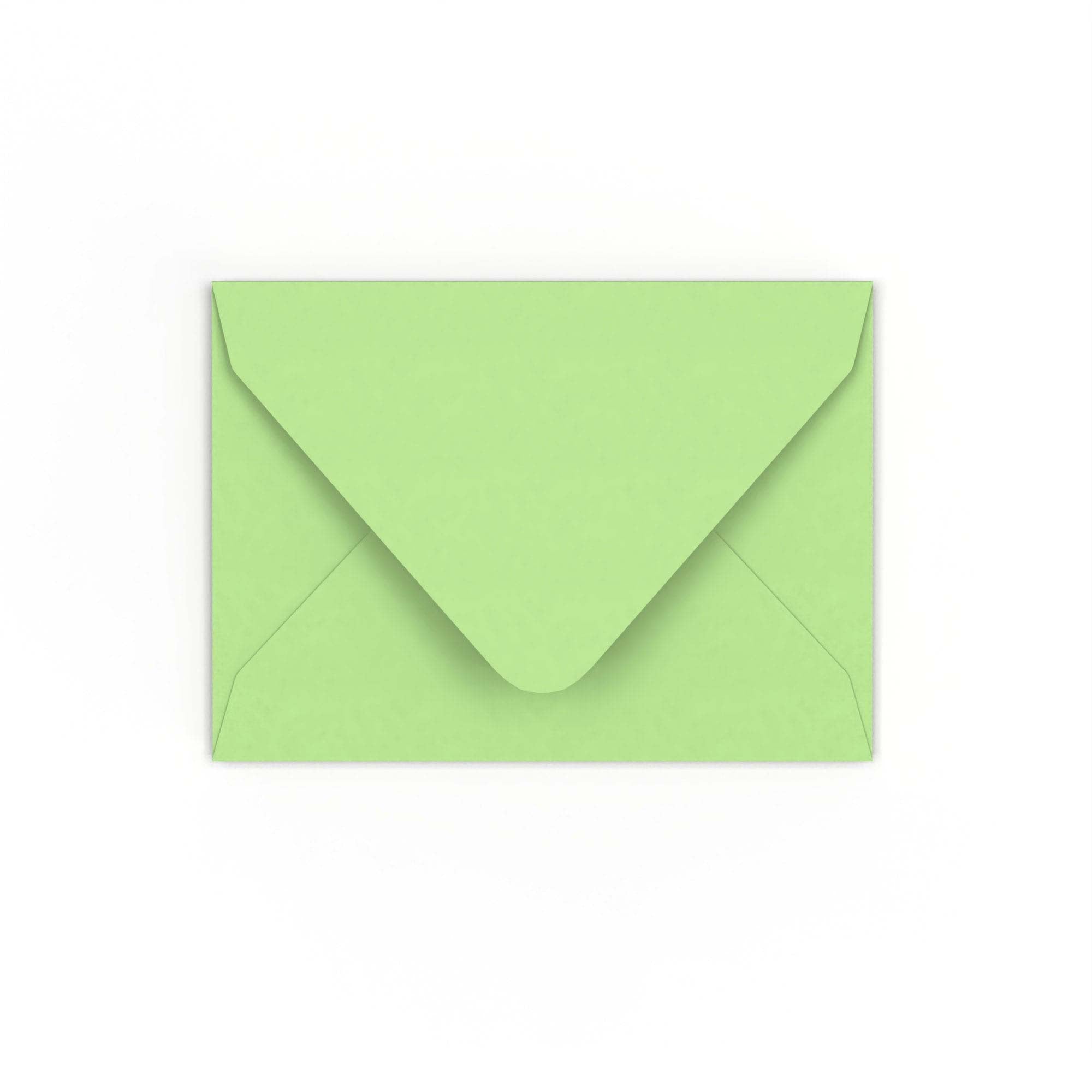 C7 Pale Green 120gsm Gummed V-Flap Envelope (82 x 113mm)