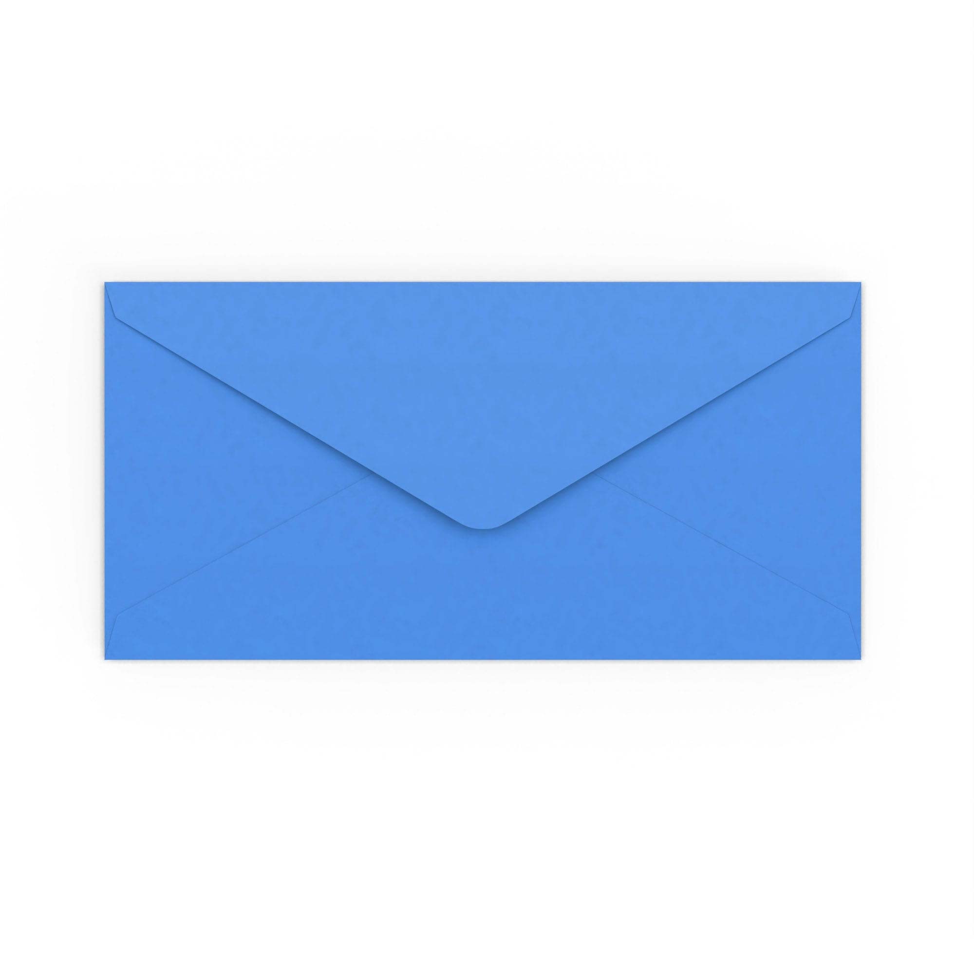 DL Bright Blue 120gsm Gummed V-Flap Envelope (110 x 220mm)