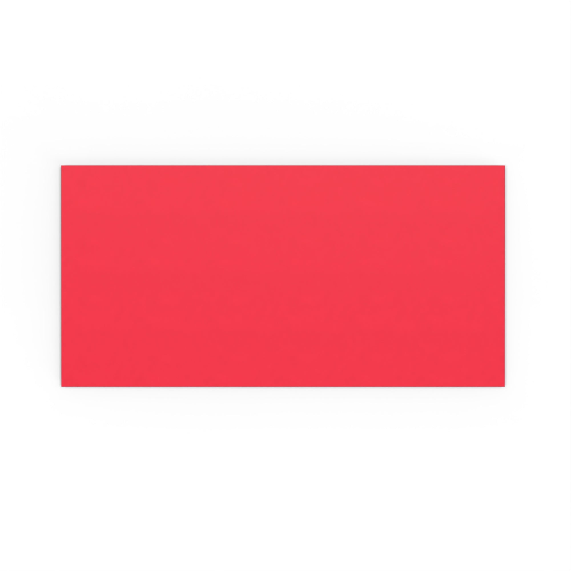 DL Bright Red 120gsm Gummed V-Flap Envelope (110 x 220mm)