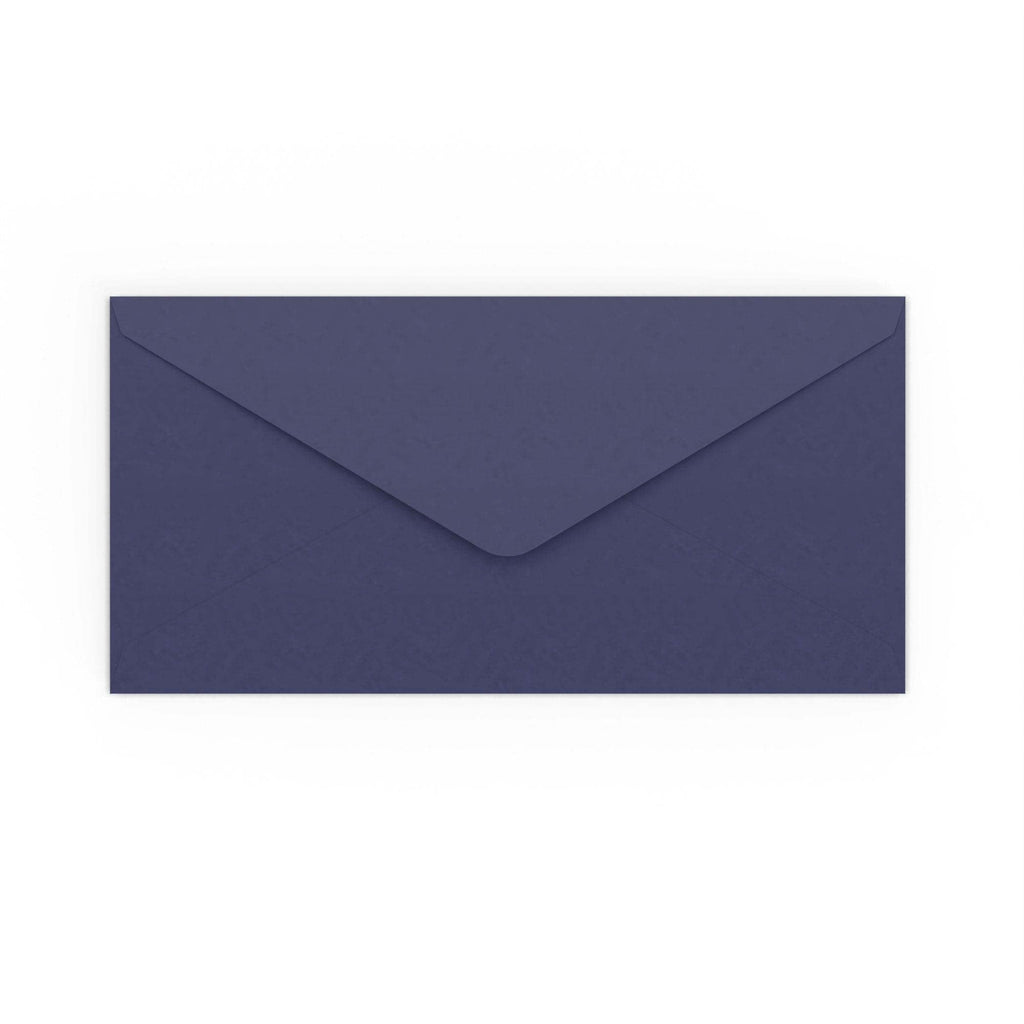 DL Dark Blue 120gsm Gummed V-Flap Envelope (110 x 220mm)