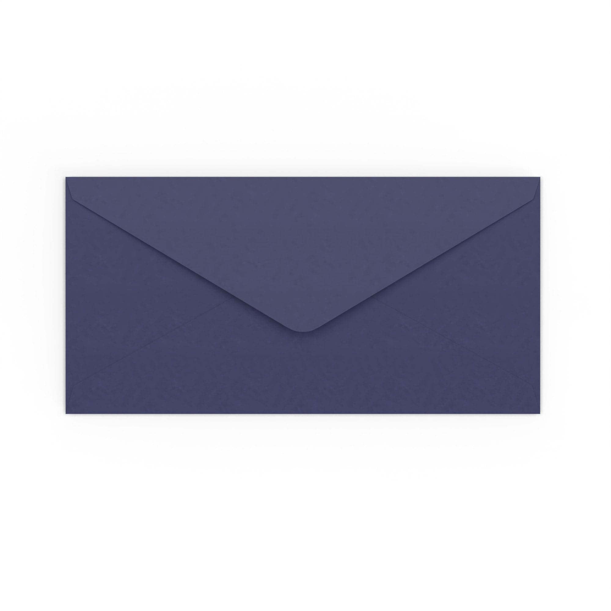 DL Dark Blue 120gsm Gummed V-Flap Envelope (110 x 220mm)