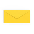 DL Mid Yellow 120gsm Gummed V-Flap Envelope (110 x 220mm)