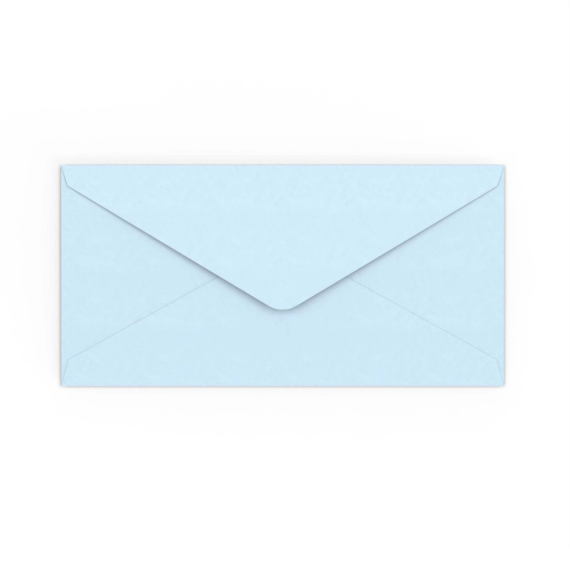 DL Pale Blue 120gsm Gummed V-Flap Envelope (110 x 220mm)