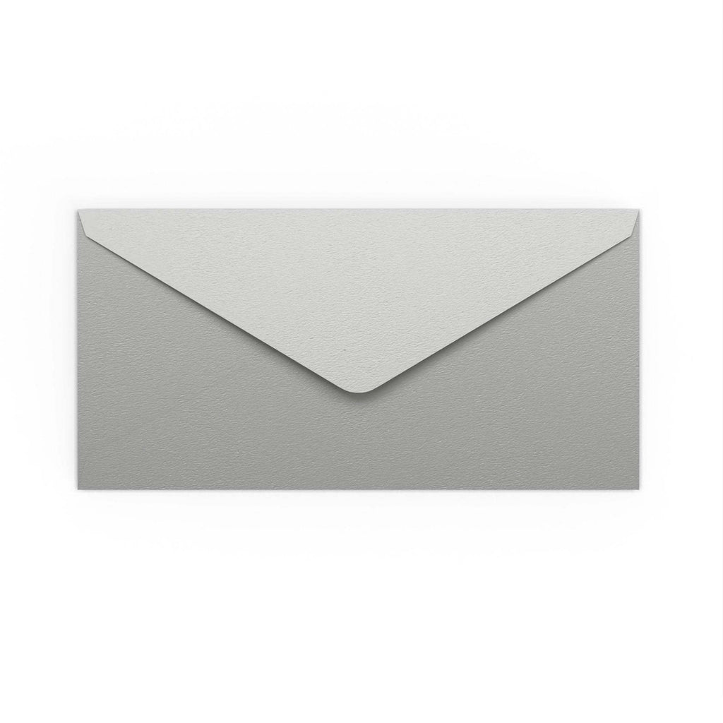 DL Silver 120gsm Gummed V-Flap Envelope (110 x 220mm)