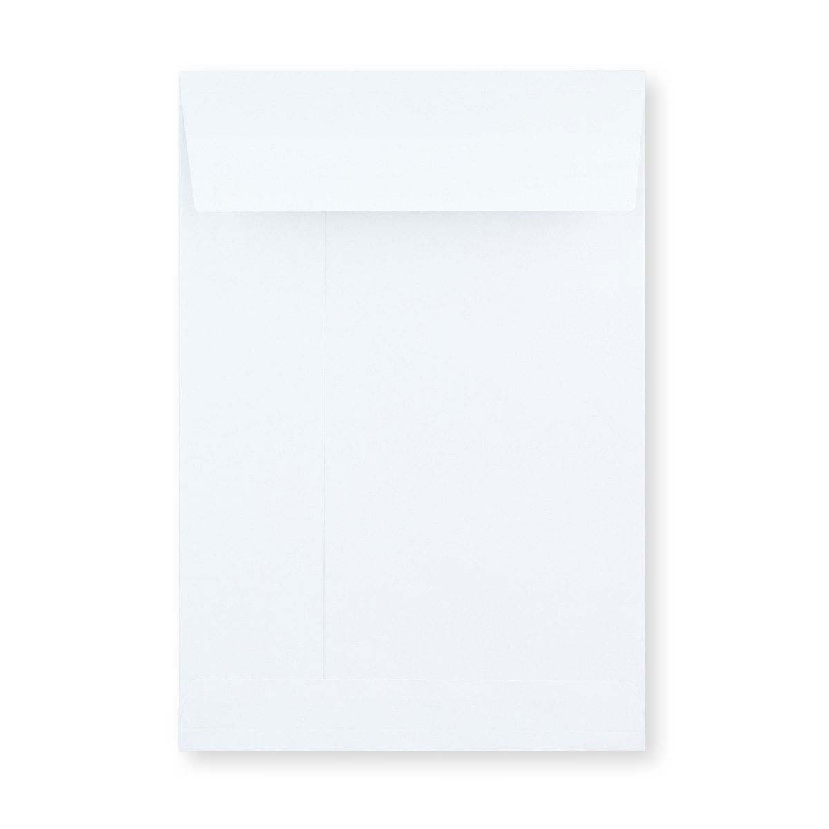 White 120gsm Recycled Gusset Peel & Seal Envelope (178 x 254 x 25mm)