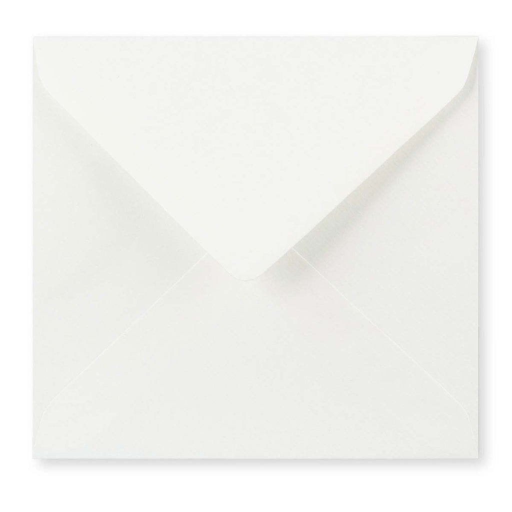 White 90gsm Gummed V-Flap Envelope (155 x 155mm)