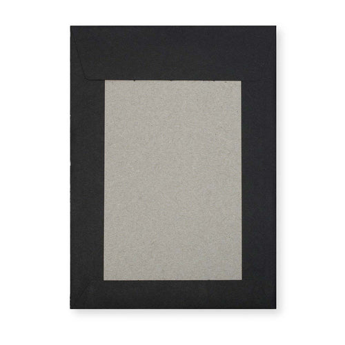 C5 Black Board Back 120gsm Peel & Seal Envelope (229 x 162mm)